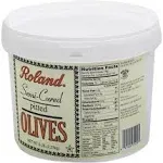 Roland Olives, Pitted, Semi-Cured - 5 lb