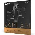 D&#039;Addario Kaplan Amo Violin String Set, 4/4 Scale, Medium Tension