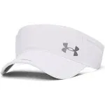 NWT Women&#039;s Under Armour 1361543-100 UA Launch Run Visor White OSFM