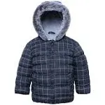 Rokka&Rolla Baby Boys' Water-Resistant Fleece Lined Puffer Jacket Winter Coat for Newborn Infant Toddler