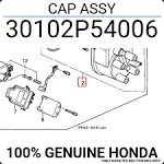 Honda 30102-P54-006