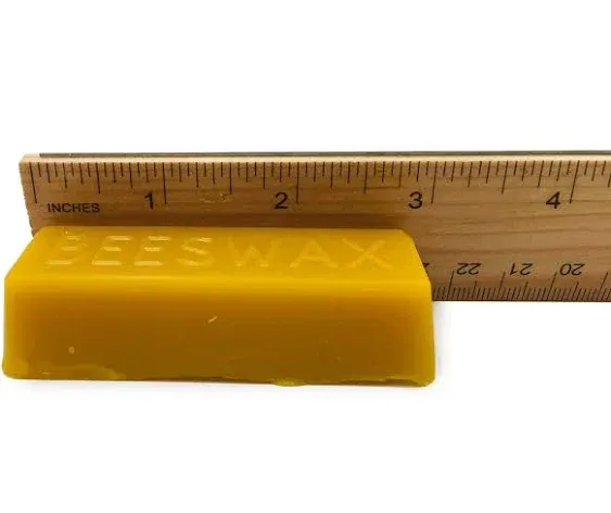 100% Pure Beeswax Bars (1 Ounce), Pack of 4