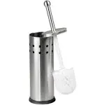 Home Basics Vented Stainless Steel Toilet Brush Holder