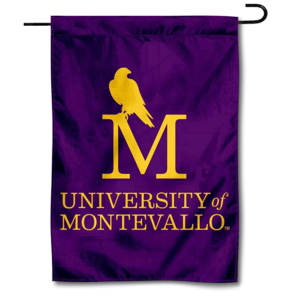 Montevallo Falcons Academic Logo Garden Flag and Yard Banner