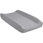 Serta Perfect Sleeper Contoured Changing Pad with Plush Cover, Grey