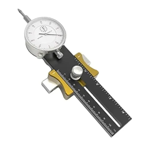 Dial Indicator Table Saw Gauge A-Line It Basic Kit - Table Saw Blade Parallelism Corrector for Woodworking Aligning Calibrating