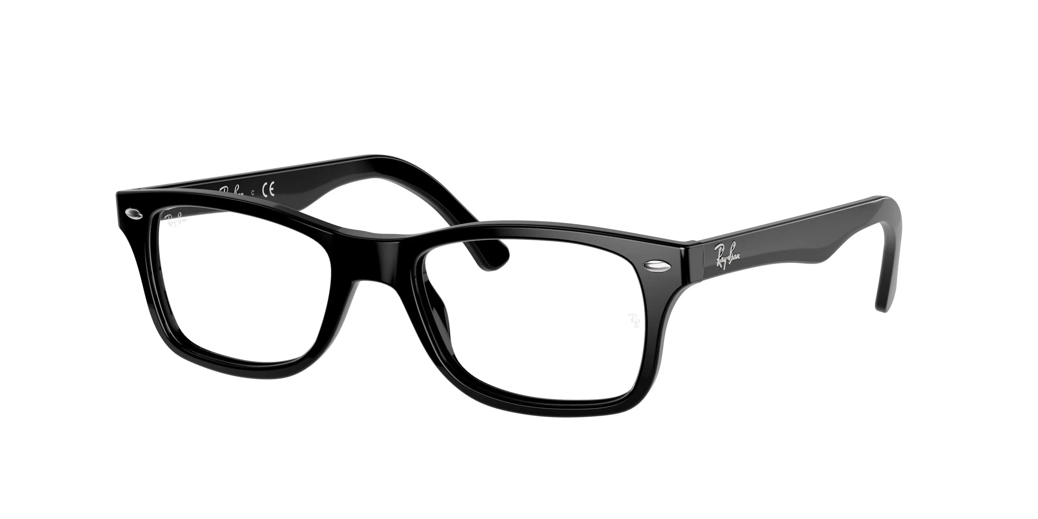 New Ray Ban RX5228F-2000 Black Eyeglasses