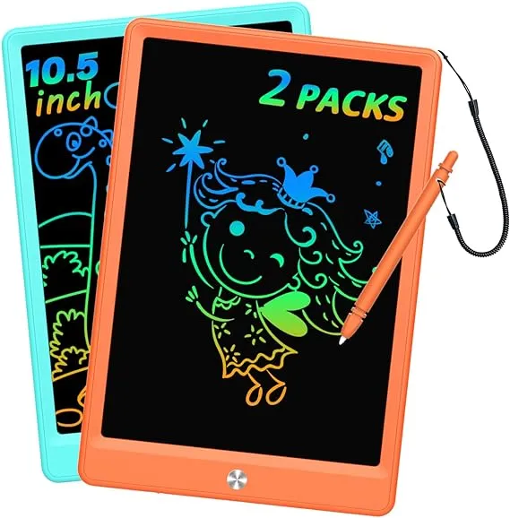 BUKEBU LCD Writing Tablet Doodle Board, Colorful Drawing Pad, Electronic Drawing ...