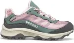 Merrell Moab Speed Low Waterproof Hiking Shoes Pink 5 Kids