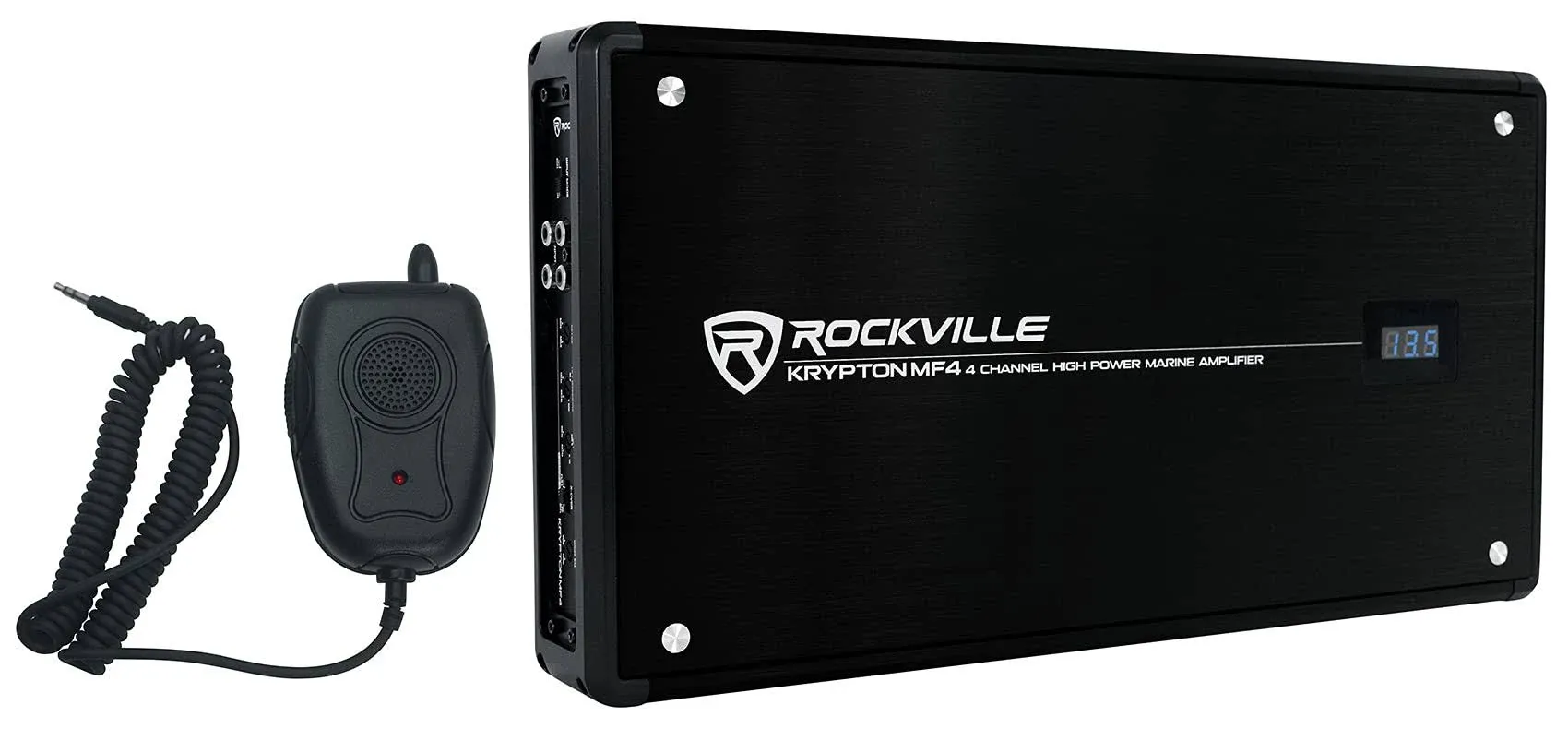 Rockville KRYPTON MF4 2400w Peak / 600w RMS 4 Channel Marine Amplifier Boat Amp