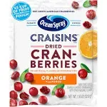 Craisins® Orange Non-Fat 1.16 Ounce Size - 200 Per Case.