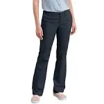 "Dickies Pants: Women's Dark Navy FP121 DN Flat Front Stretch Twill Pants"