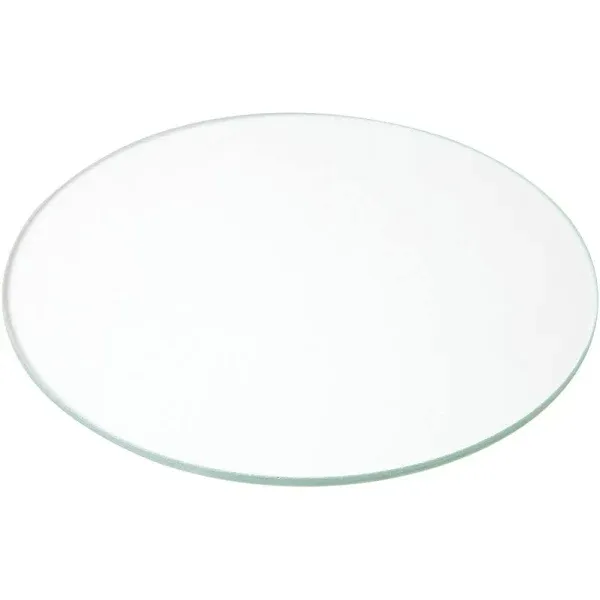 Plymor Round 3mm Clear Non-Beveled Glass 6 inch x 6 inch (Pack of 3)