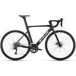 SAVADECK Carbon Disc Road Bike, Integrated Design Racing Bicycle Carbon Frame Carbon Fork with Shimano SORA R3000 Derailleur System 18 Speed Disc Brake Road Bike for Men or Women.