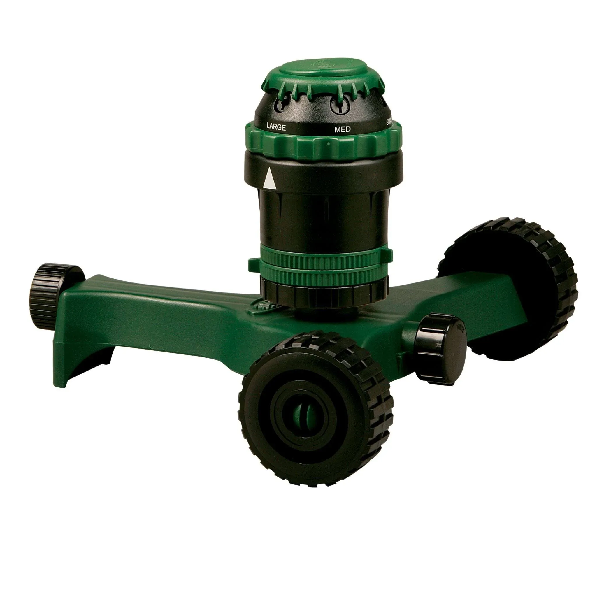 Orbit 58572N H2O-6 Gear-Drive Sprinkler on Plastic Wheel Base