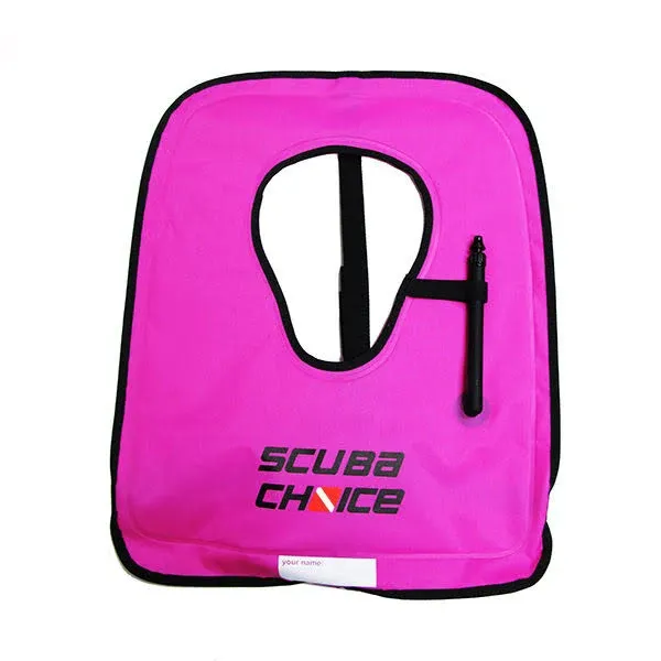 Scuba Choice Adult Snorkel Vest with Name Box, Large, Purple/Hot Pink