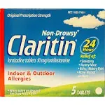 Claritin Original Non-Drowsy Allergy Relief Tablets 20 ct Box