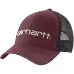 Carhartt Men's Canvas Mesh-Back Logo Graphic Cap