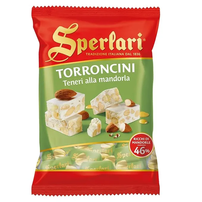 Sperlari Torroncini Soft Nougat Bites with Almonds