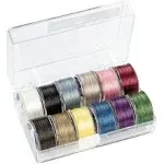 Toho One-G Thread, Assortment 1-12 50 Yard Bobbins