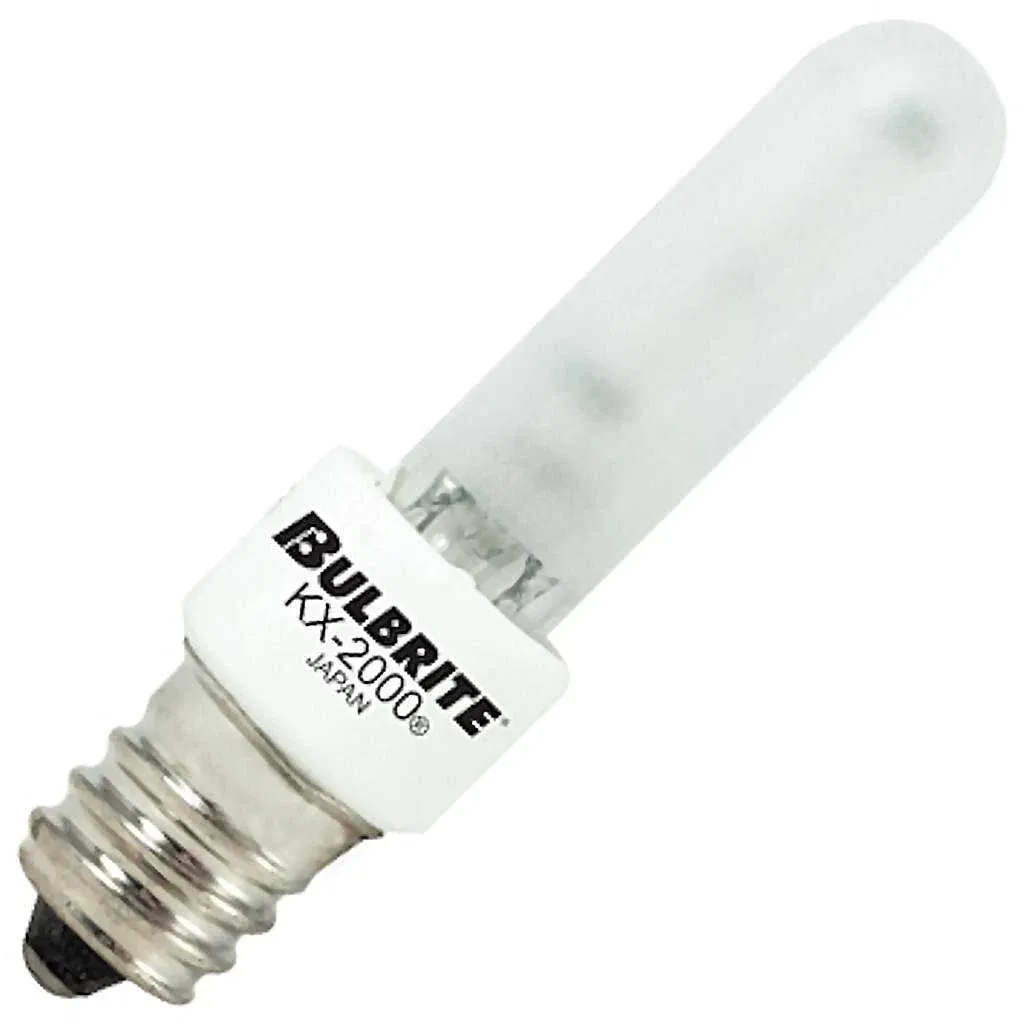 Bulbrite KryptonXenon 60 Watt Frost Light Bulb E12 Base Soft White 2700K 473061