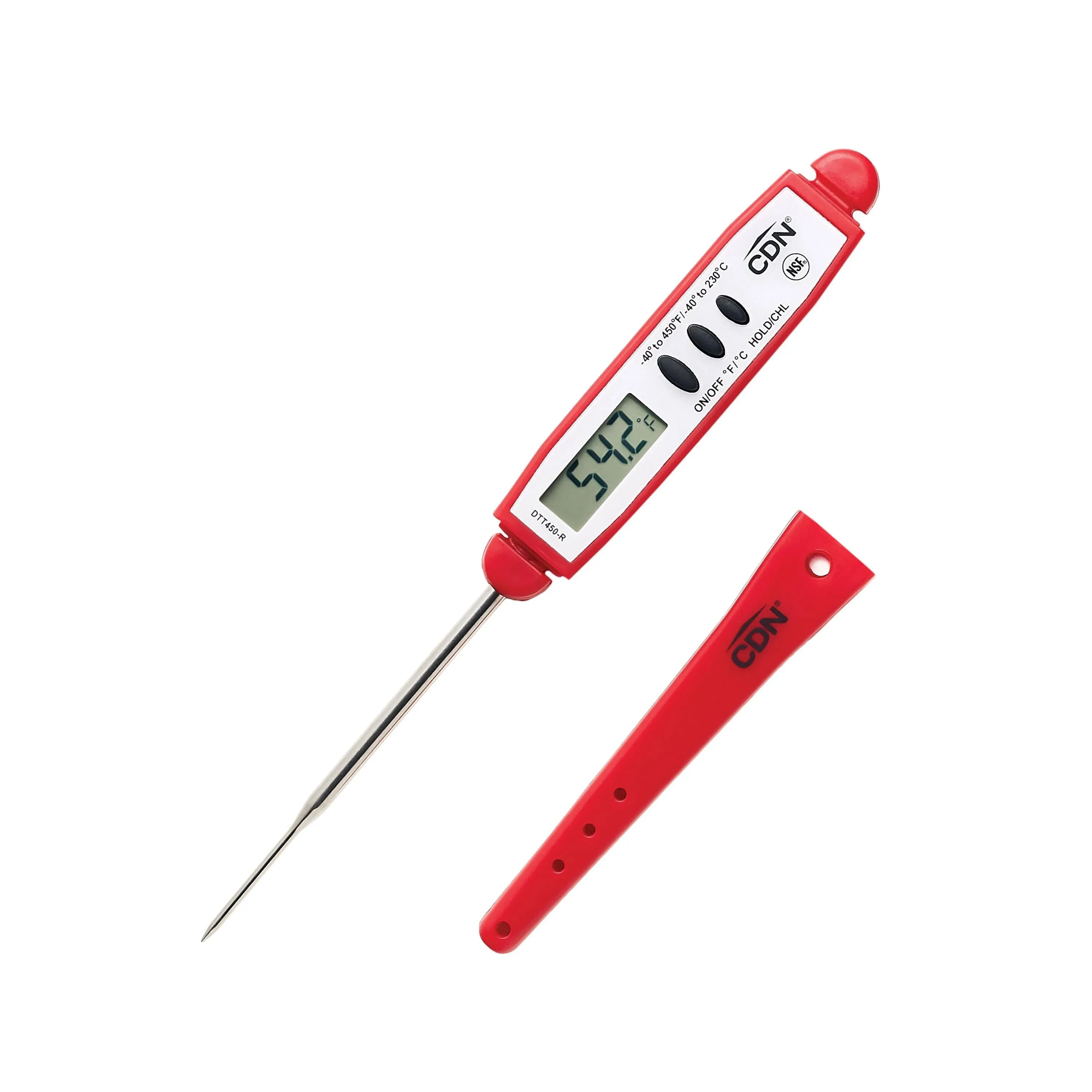 CDN - ProAccurate Red Thin Tip Thermometer (DTT450-R)