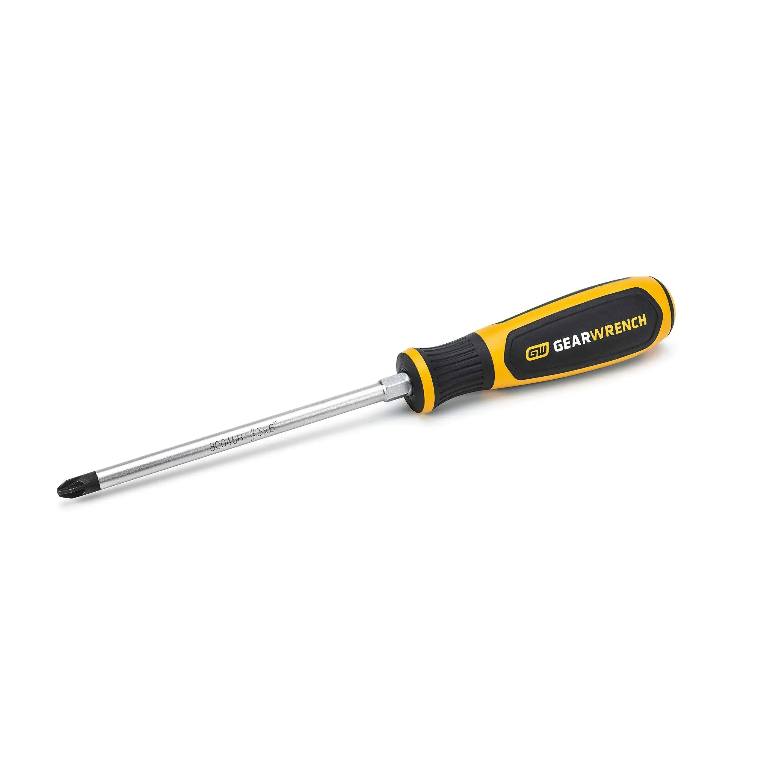 GEARWRENCH #0 x 2-1/2" Pozidriv Dual Material Screwdriver - 80043H