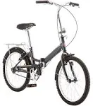 Schwinn 20 In. Hinge Unisex Folding Bike, Gray