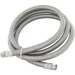 Eastman 48082 Braided Stainless Steel Faucet Connector, 3/8 inch Comp, 96 inch