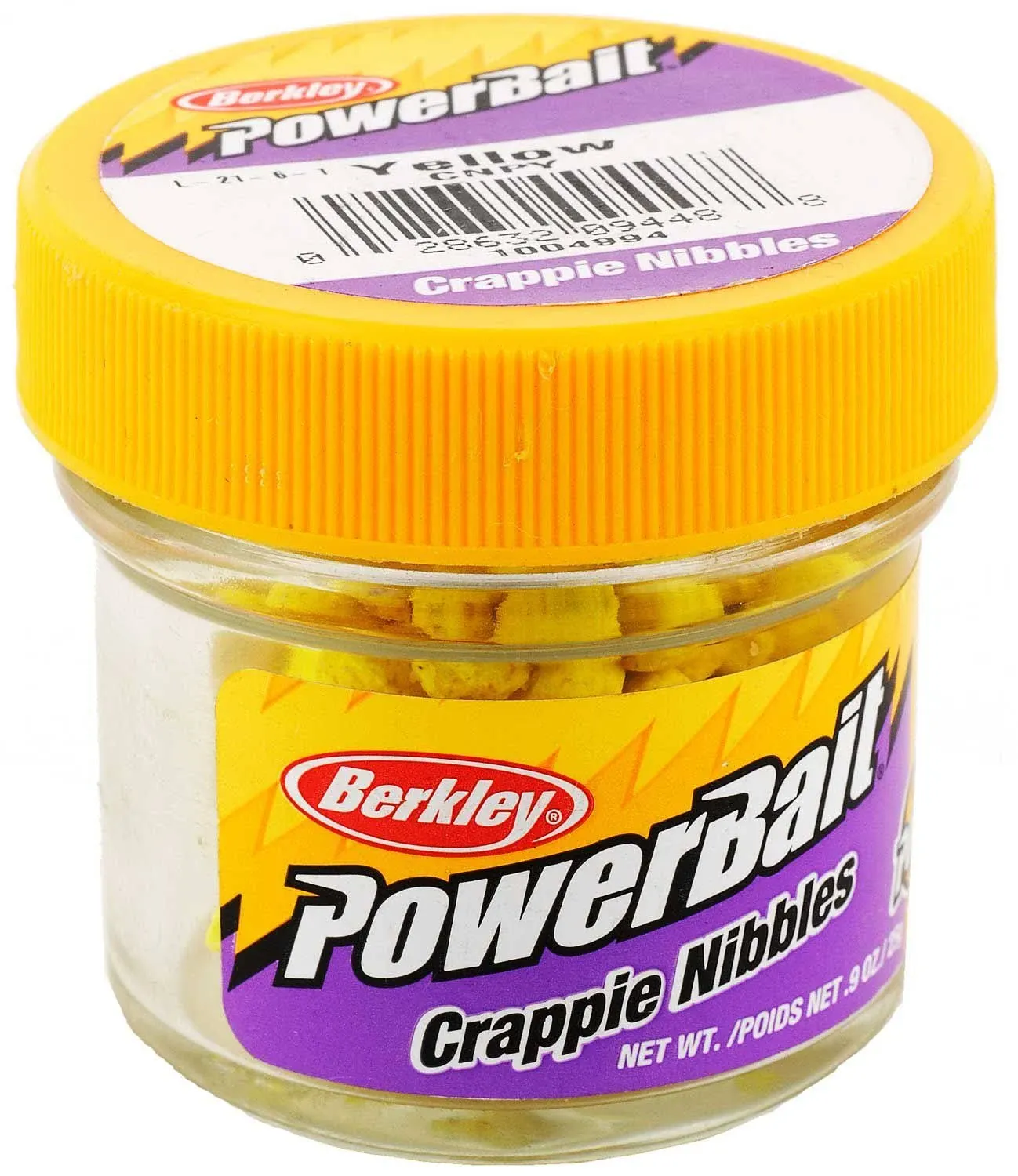 Berkley PowerBait Crappie Nibbles (Yellow)