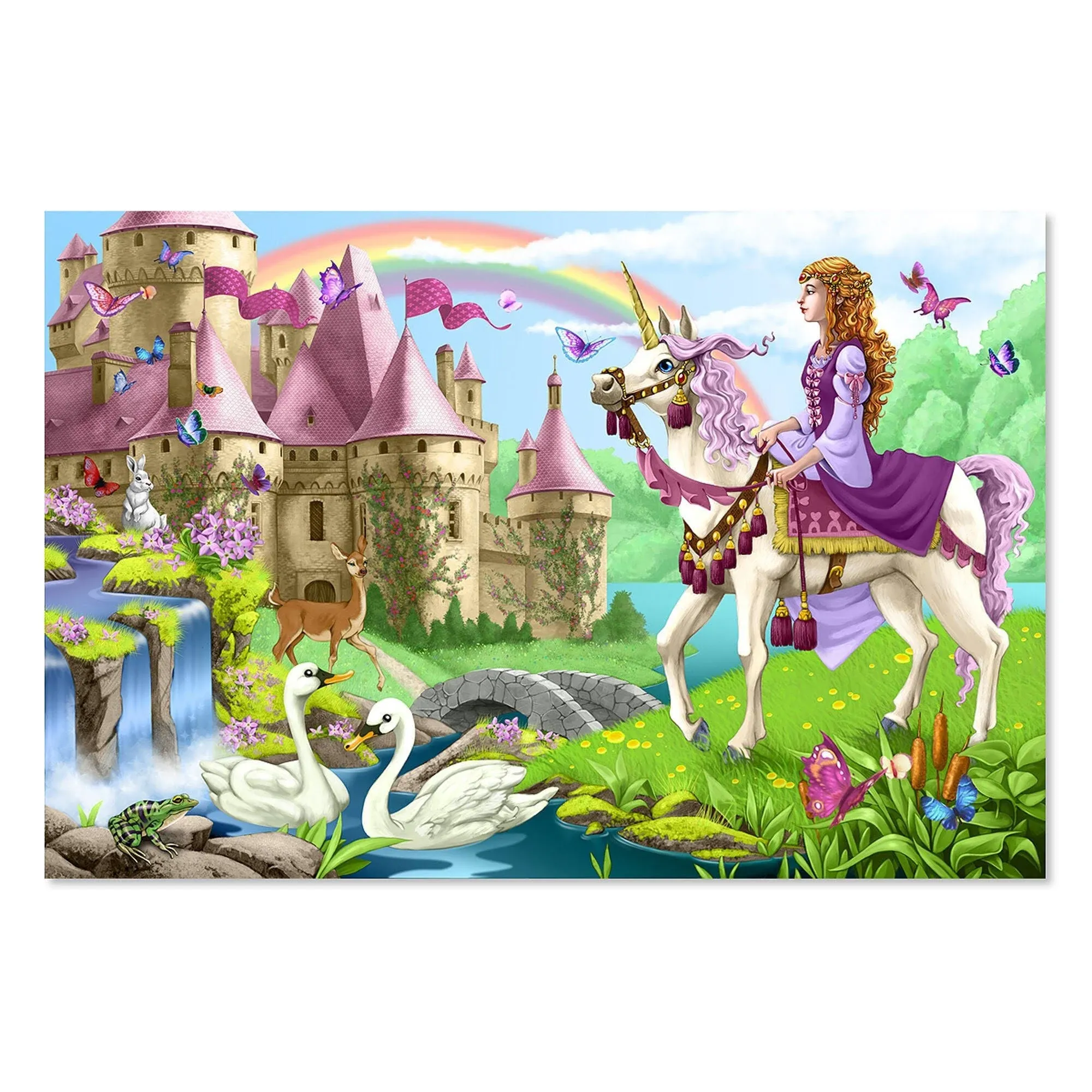 Fairy Tale Castle  48 Pcs Floor Puzzle - 3&#039; x 2&#039;