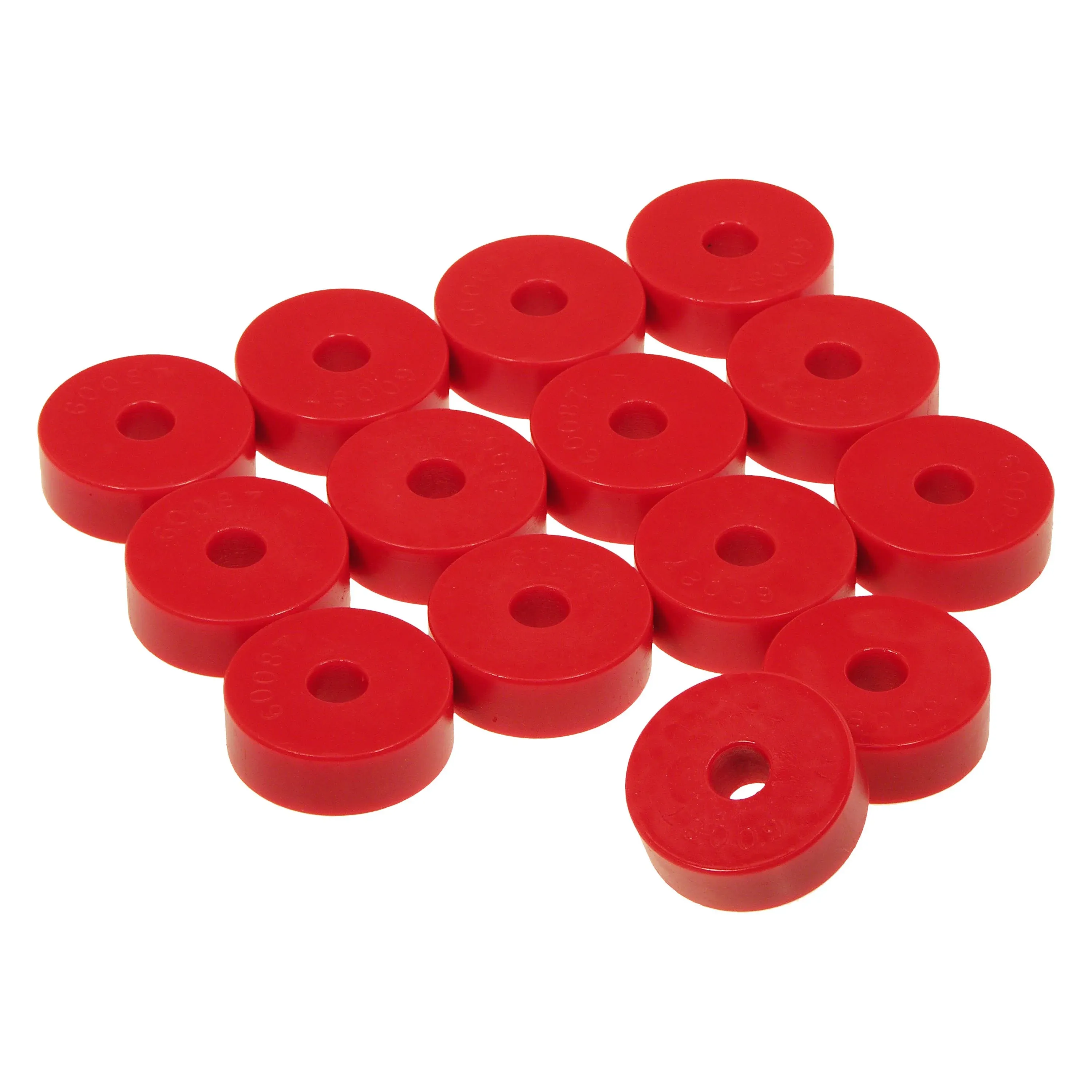 Prothane 1-101 - 55-73 Jeep CJ5 Body Mount 14 Bushing Kit - Red