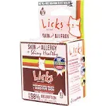 Licks Pill-Free Cat Skin and Allergy - Omega 3 Cat Allergy Relief - Cat Vitamins & Supplements for Itchy Skin - Turmeric Supplement for Cat Skin - Gel Packets - 10 Use