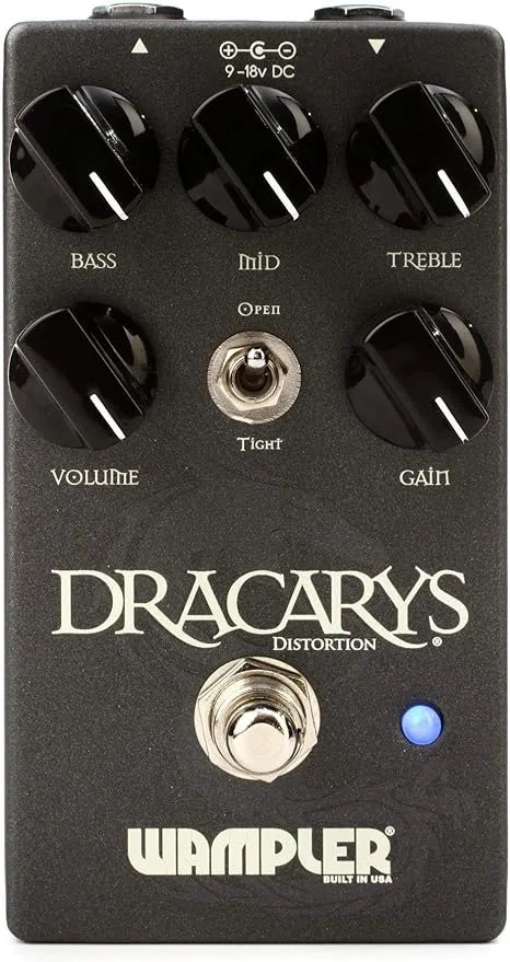 Wampler Dracarys High Gain Distortion Guitar Effects Pedal