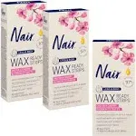 Nair Wax Ready-Strips Hair Remover Face Bikini