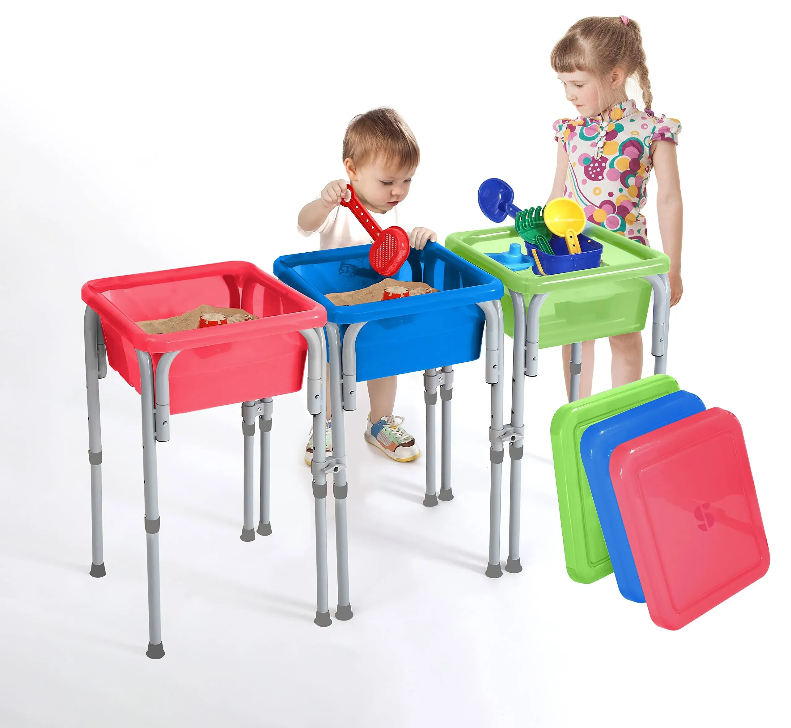 Special Supplies Sensory Activity Table for Kids and Toddlers with 3 Plastic and