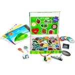 Kids Preferred World of Eric Carle The Very Hungry Caterpillar Wooden Magnetic Set with Storage Box