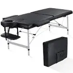 CHRUN Portable Massage Table Professional Massage Bed Wide 84in Lash Bed Facial Table SPA Beds Esthetician Height Adjustable Carrying Bag & Accessories 2 Section Shop & Home