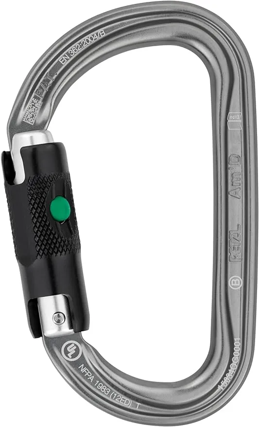 PETZL Omni Locking Carabiner, Screw-Lock