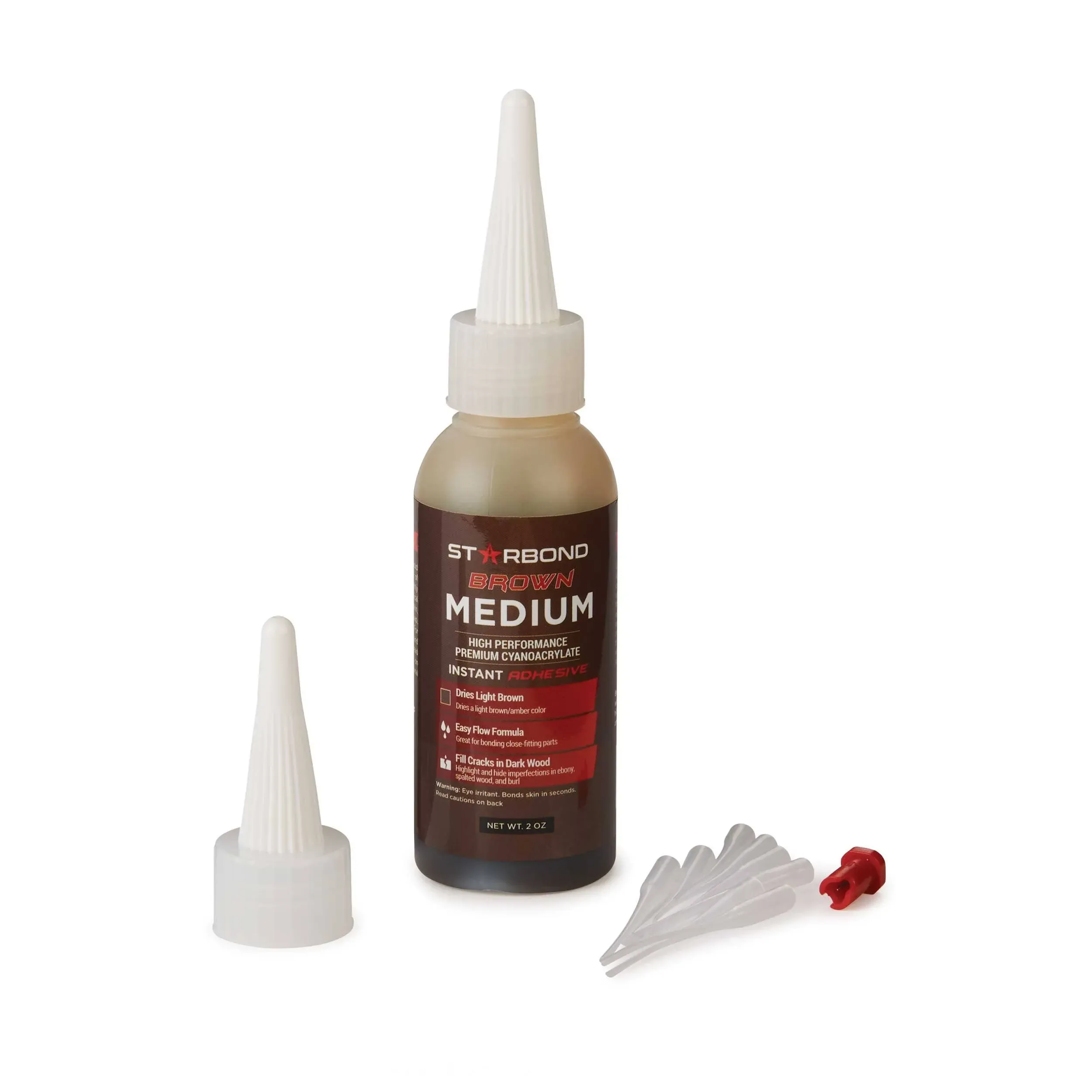 Starbond Brown Medium CA Glue Br-150 2 oz