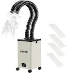 VEVOR Solder Fume Extractor, 150W 165CFM Soldering Smoke Extractor with 3-Stage