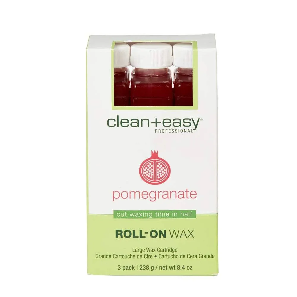 Clean + Easy Large Pomegranate Roll-On Wax Refill