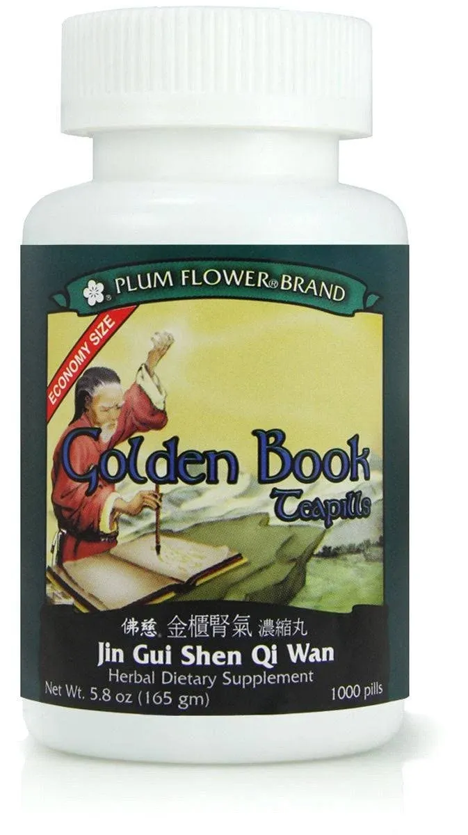 Golden Book Economy Size, 1000 tea pills by Mayway-Plum Flower 5.8oz