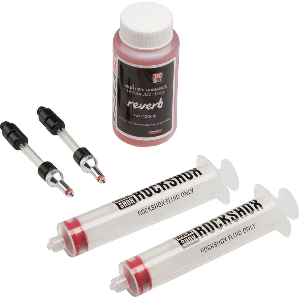 BleedZone - Bleed Kit for RockShox Reverb 1x and X-Loc with 120ml Reverb Mineral Oil, Rockshox Reverb Bleed Kit, Bike Bleeding Kit Works for Rockshox Reverb, X-Loc Bleed Kit, Bike Bleed Kit