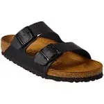 Birkenstock Women's Arizona Birko-Flor Sandal, Black, 37