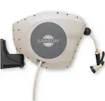 Sunneday GKW-20S 65ft Retractable Garden Hose Reel, 65 Feet, Tan/Gray