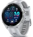 Garmin Colorful Amoled Display Training Metrics Recovery Insights Whitestone Powder Gray Forerunner 965 Running Smartwatch - 010-02809-01