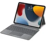 Logitech Combo Touch for iPad Pro 12.9-inch 5th Gen. Backlit Keyboard Case - Oxford Gray