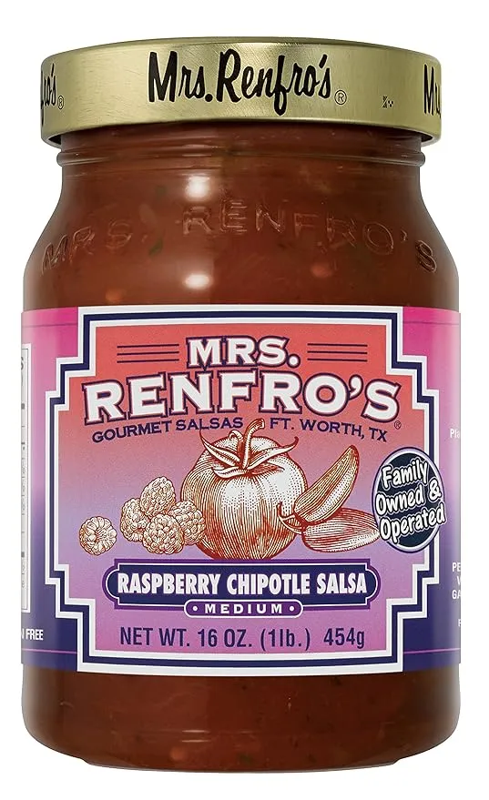 Mrs. Renfro's Raspberry Chipotle Salsa, 16 oz (2 Pack)