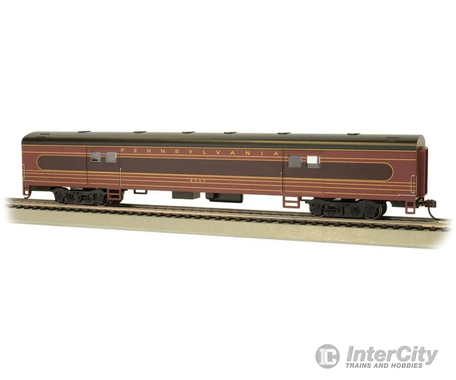 "Bachmann 14406 HO Scale 72' Smooth-Side Baggage Car Pennsylvania PRR Fleet of Modernism"